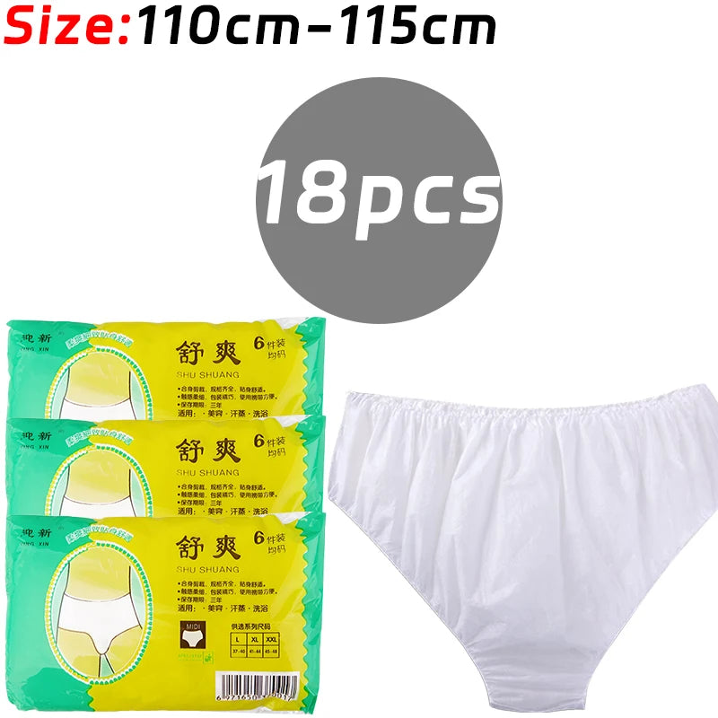 Hygienic Women's Panties Intimate Underpants Women Disposable Underwear Unisex Briefs Men Underwear Non Woven Fabric Lingerie