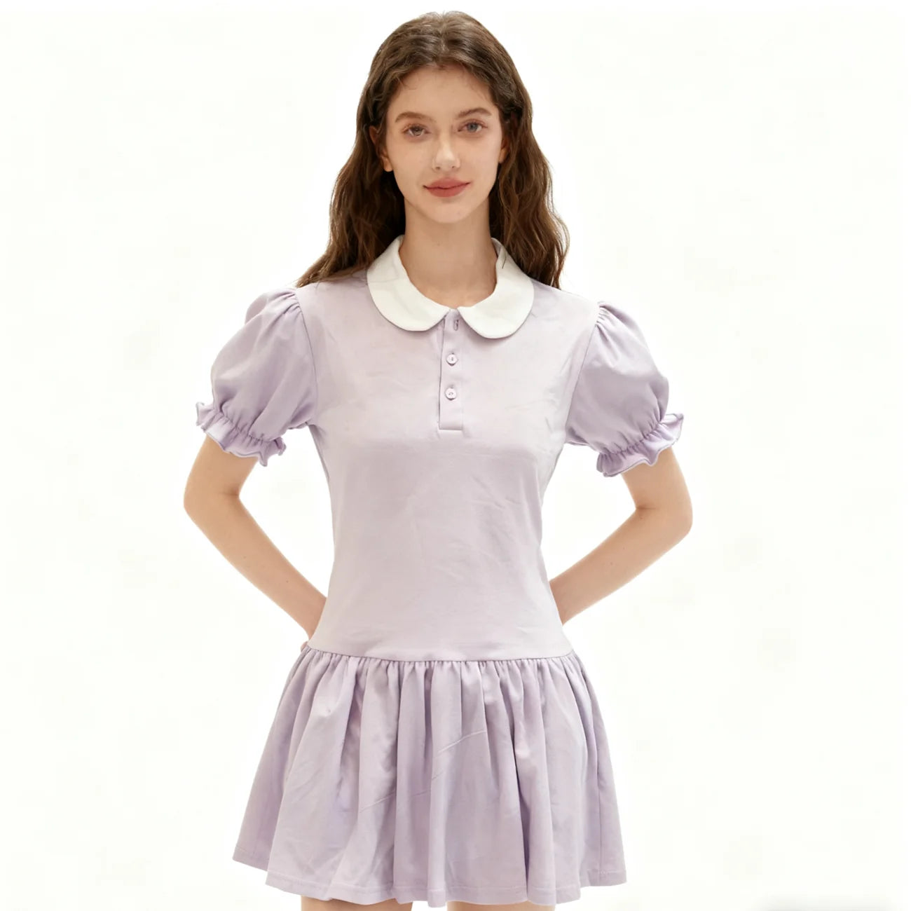 Light purple bodysuit with skirt/adult onesie/adult baby romper/abdl clothes/adult onesie dress
