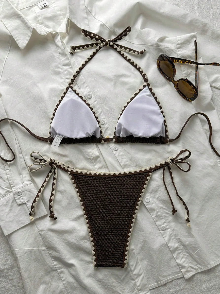 Summer Sexy Bikinis 2026 Women Swimwear Female Swimsuit For Swim Wear Bathing Suits Brazilian Bikini Set Beachwear Pool Bather