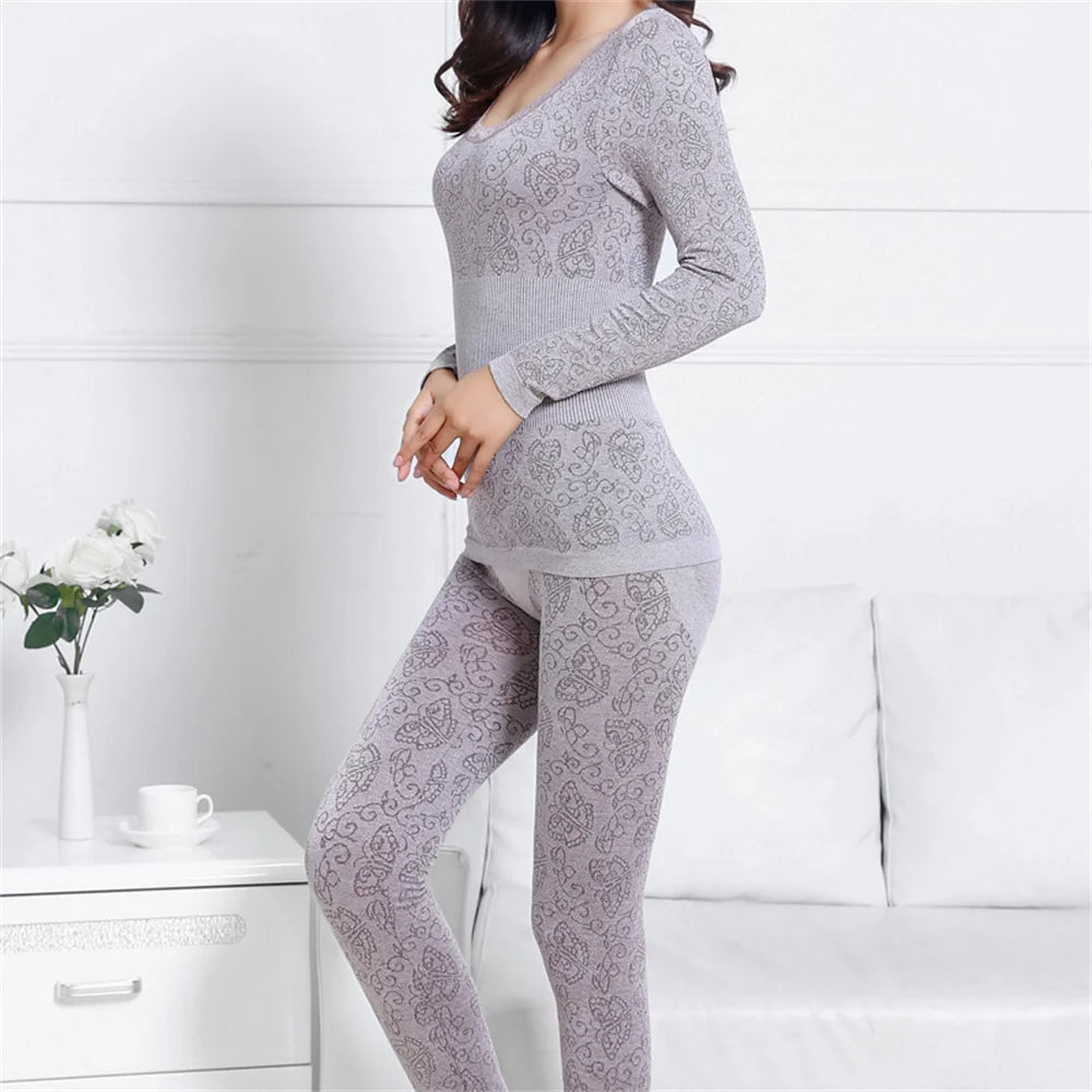 2024 Thermal Underwear Women Long clothes For Women Winter Thermal Underwear Suit Seamless Breathable Warm Thermal Clothing