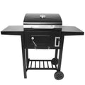 Large Charcoal Grill Smoker BBQ Grill Outdoor Camping Stove with Wheels Heavy Duty Portable Barbecue for Home Party Garden