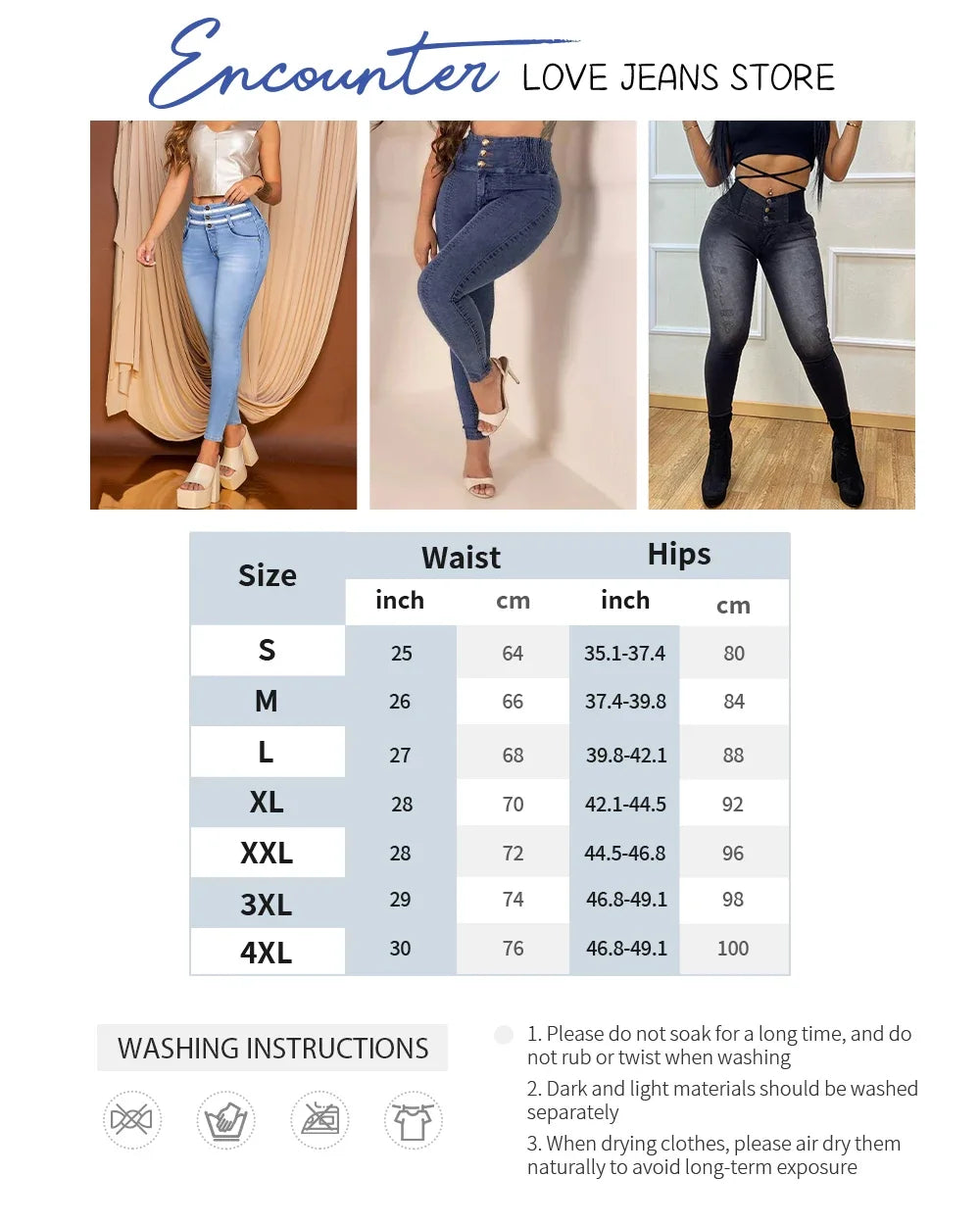 Fashion Sexy High Waist Slim Fit  Jeans for Women 2024 New Version Zipper Fly Perfect Hip to Body Adjustable Butt Lifter Pants