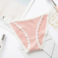 Thin Strap Hollow Lace Panties Women Sexy Briefs Soft Lingerie Low Rise Panties Breathable Female Underwear Solid Underpants