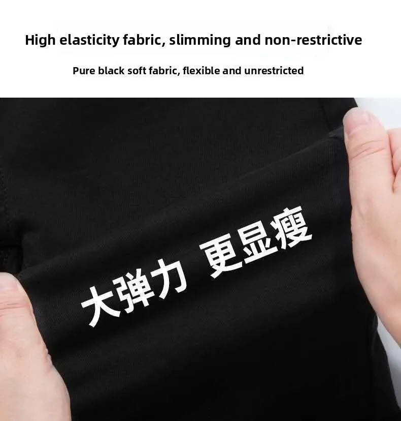 High Waist Women's Skinny Jeans Elastic e ey Slimming Versatile Long Pants Korean Sle Cotton Stretch Denim