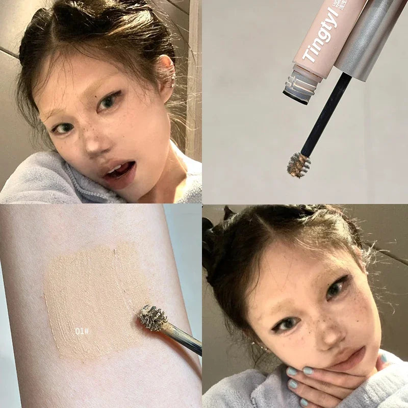 Mist Almond Natural Eyebrow Enhancer Dye Gel Tint Mascara Waterproof Lasting Quick Dry Dyeing Brow Tattoo Tinted Cream Makeup