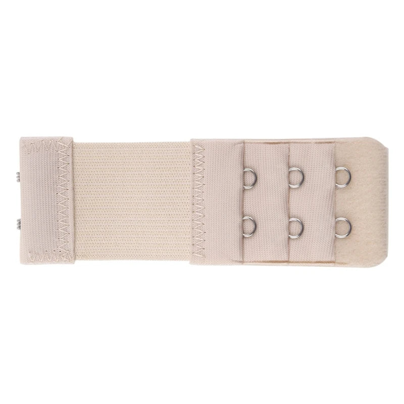 Women 2 Hook Bra Extender Elastic Underwear Extension Strap Clip Expander Buckle