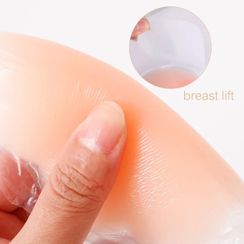 Reusable Women's Chest Petals Lift Silicone Nipple Cover Invisible Flower Leaf Self Adhesive Strapless Backless Stic