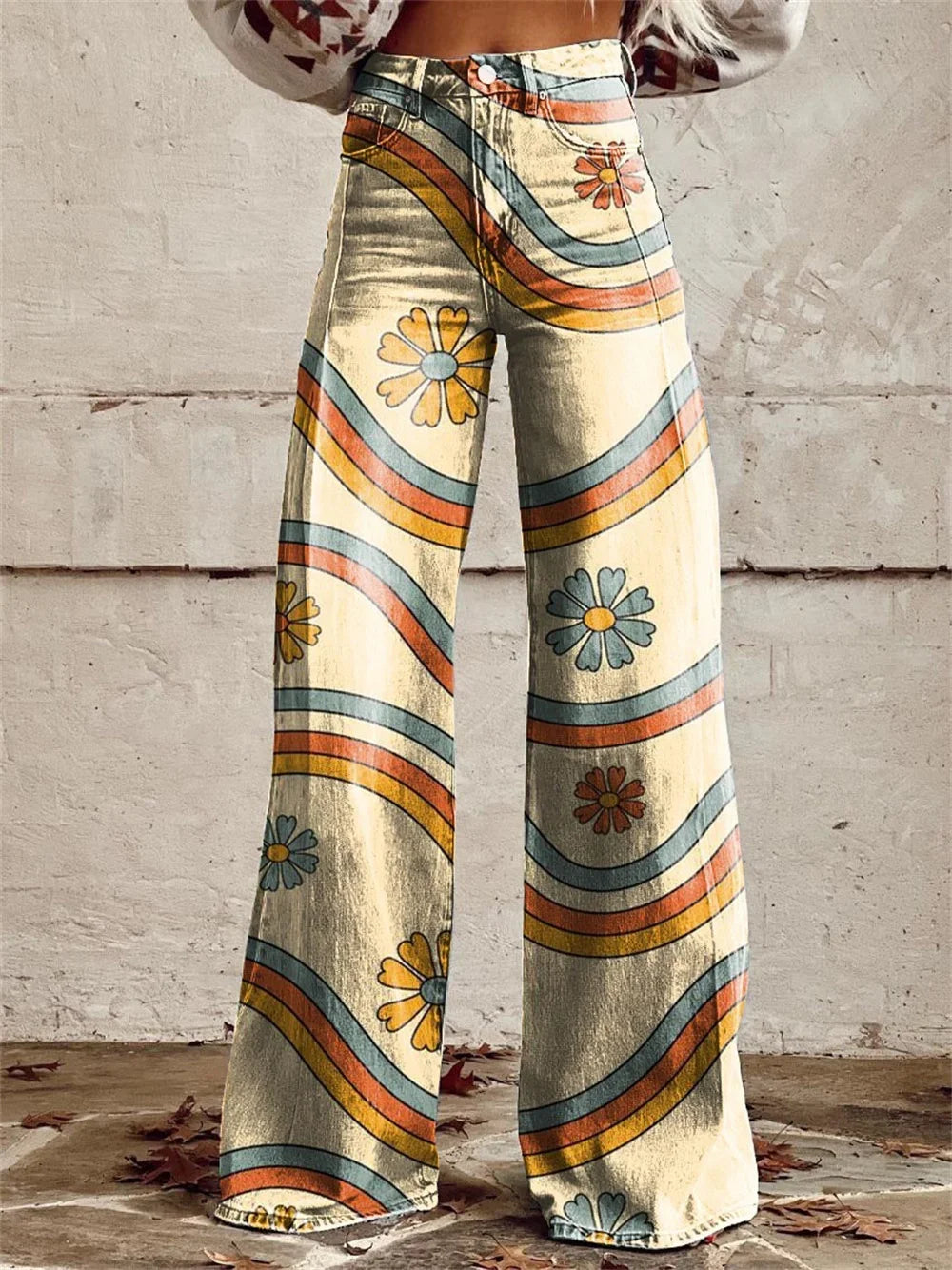 2025 Retro Fashion High Waisted Pants High Street Loose Wide Leg Denim Pants Women Harajuku Y2k Loose Jeans Women's Streetwear