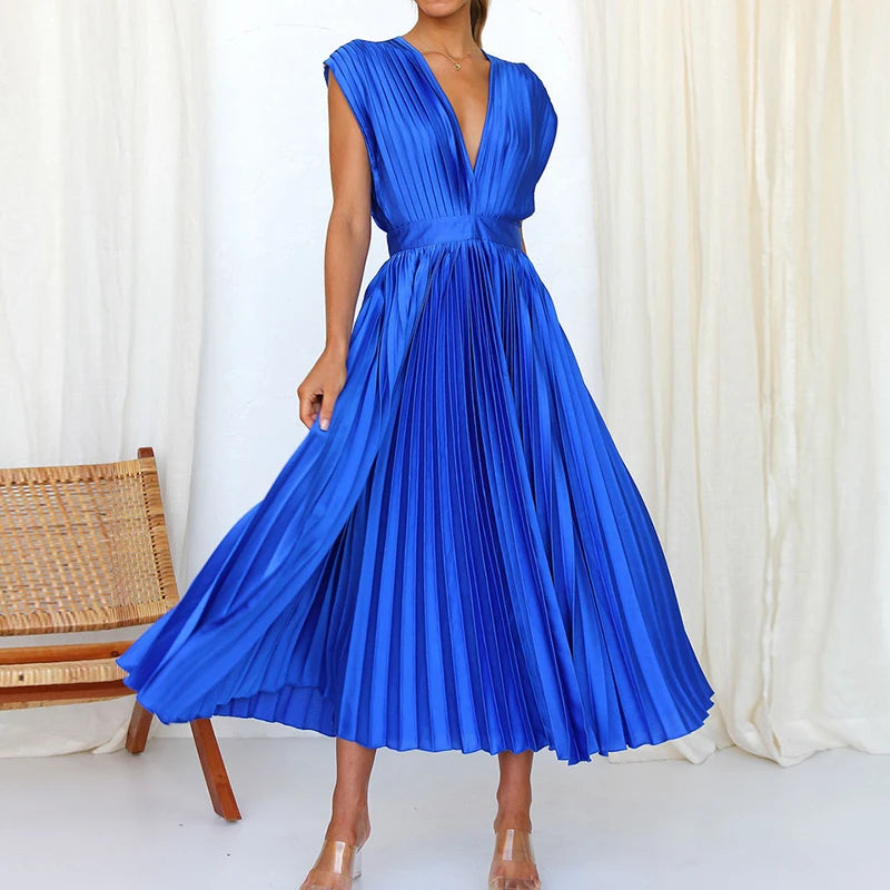 New Summer Women Solid Short Sleeve Party Dress Strapless Backless Patchwork Ladies Dress Loungewear Simple Dress Dropshipping