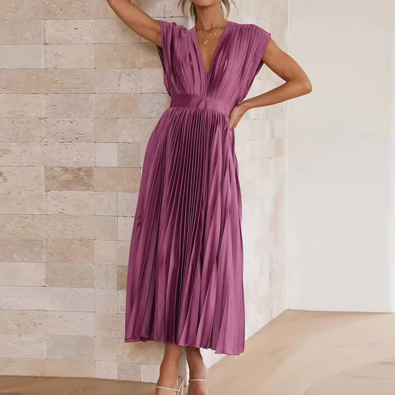 New Summer Women Solid Short Sleeve Party Dress Strapless Backless Patchwork Ladies Dress Loungewear Simple Dress Dropshipping