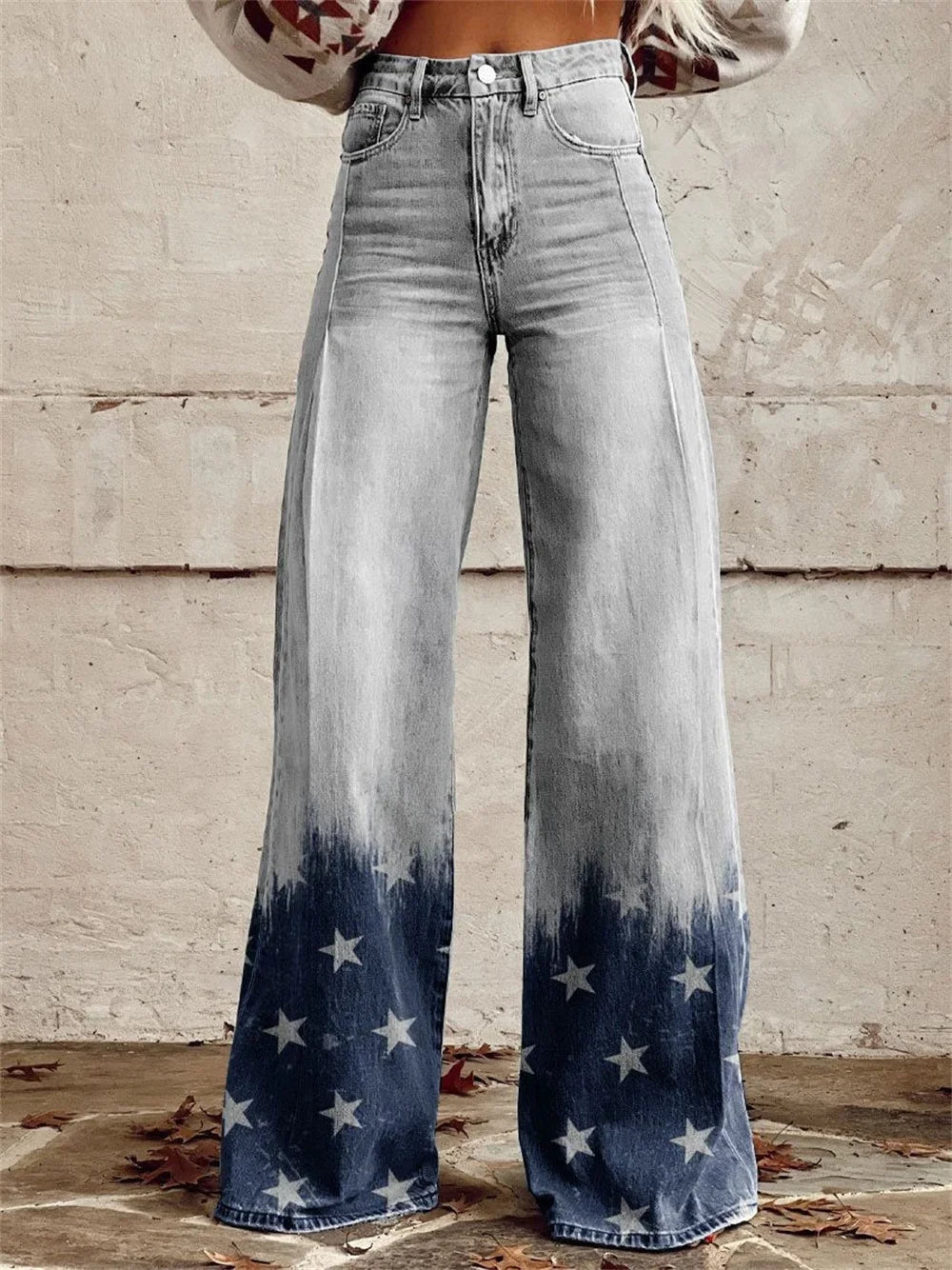 2025 Retro Fashion High Waisted Pants High Street Loose Wide Leg Denim Pants Women Harajuku Y2k Loose Jeans Women's Streetwear