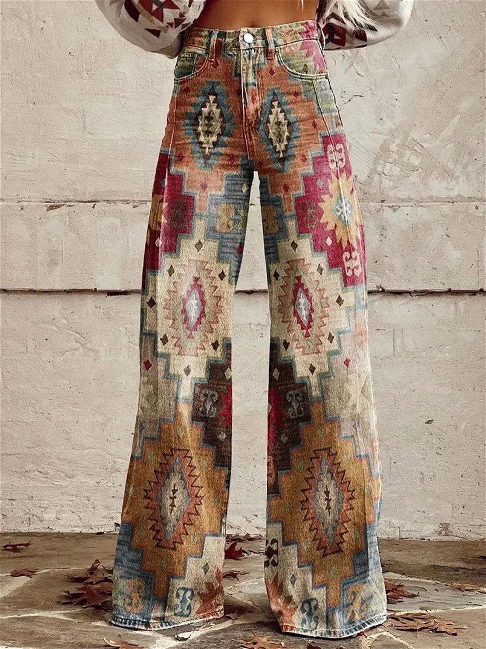 2025 Retro Fashion High Waisted Pants High Street Loose Wide Leg Denim Pants Women Harajuku Y2k Loose Jeans Women's Streetwear