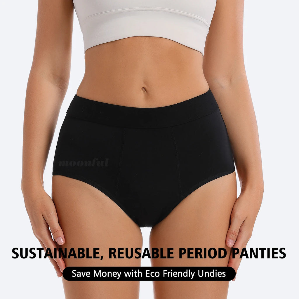 3PCS/Lot Menstrual Panties Woman Very Abundant Flow Menstruation Underwear High Waist Leak Proof Period Panties for Girls Set