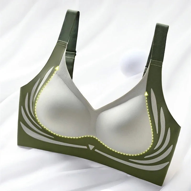 High-quality Adjustable Underwear for Women, Thin, Large Breasts, Small Bra, Anti-sagging, Large Size, Traceless Women's Bra