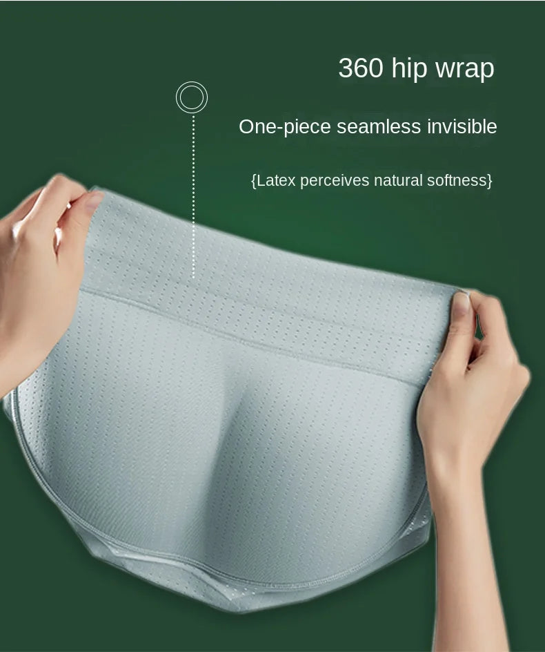 Body Sculpting Buttocks Women's Sponge Cushion Push-Up Panties Peach Hip Lifting Fake Butt Panties Pad Seamless Female Underwear