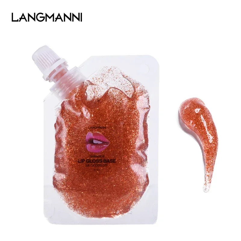 DIY Clear Lip Gloss Base Oil Non-Stick Moisturizing Lipstick Material Gel Lip Gloss Base Handmade Liquid Lipstick Makeup