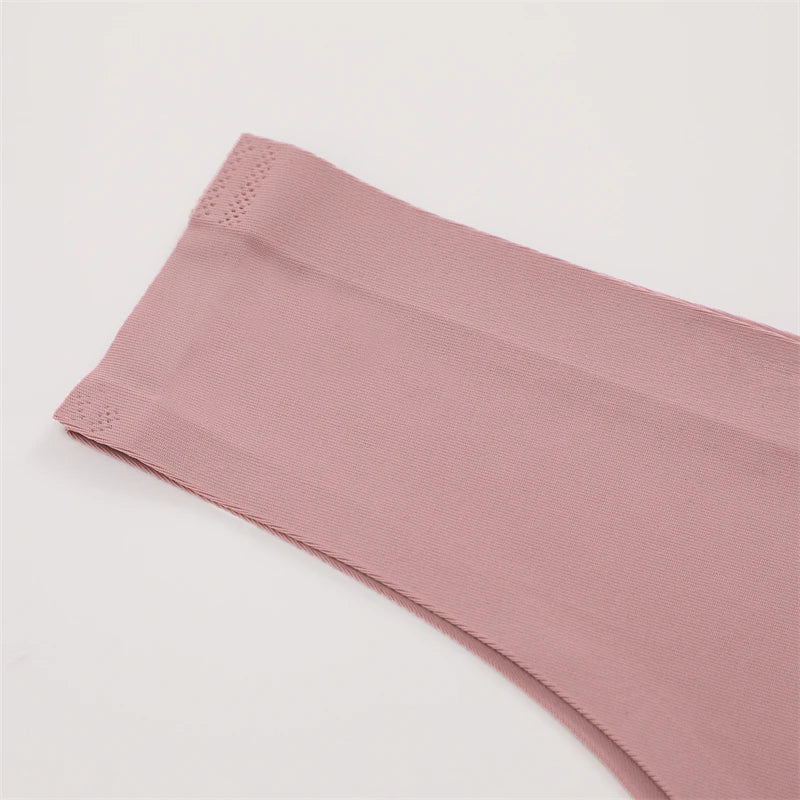5Pcs Seamless Ultra-thin Underwear Women's Maillard Thongs Sexy Low Waist Brazilian Panties Female Ice Silk Invisible Lingerie
