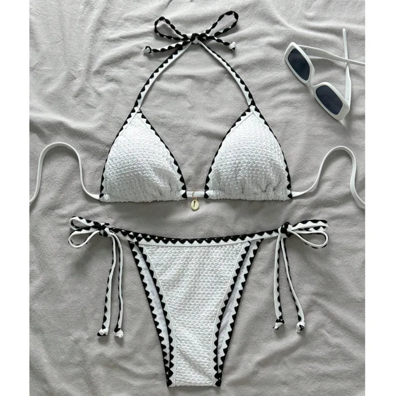 Summer Sexy Bikinis 2026 Women Swimwear Female Swimsuit For Swim Wear Bathing Suits Brazilian Bikini Set Beachwear Pool Bather