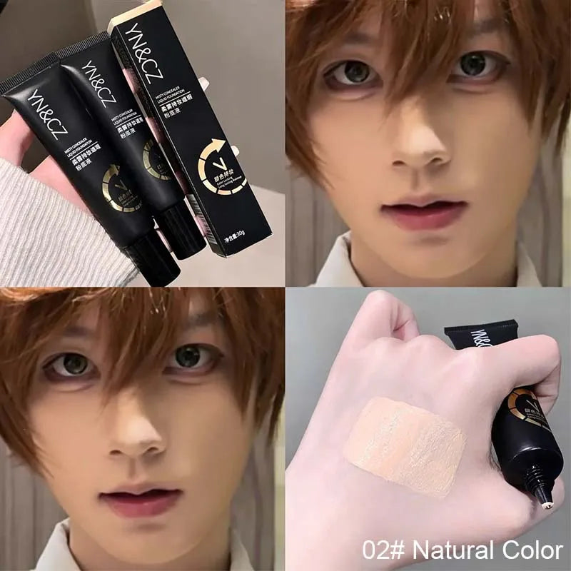 Matte White Foundation Makeup Base Full Coverage Foundation Long Lasting Waterproof Concealer Foundation Cosplay Gothic Makeup