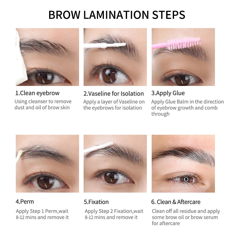Fast shipping ICONSIGN 10ml Fix Perming Set for Lash Brow Lift Perm Fixation Tube Set Lotion 8-12 Minute Lifting Eye Makeup Tool