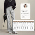 Amii Women's Jeans 2026 Spring New Casual Solid Color Cotton Straight Women's Pants Versatile Long Denim Trousers 12621038