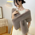 Imitation fur fox fur cheongsam shawl fur collar cape stage dinner shawl wedding dress party scarf women's jacket