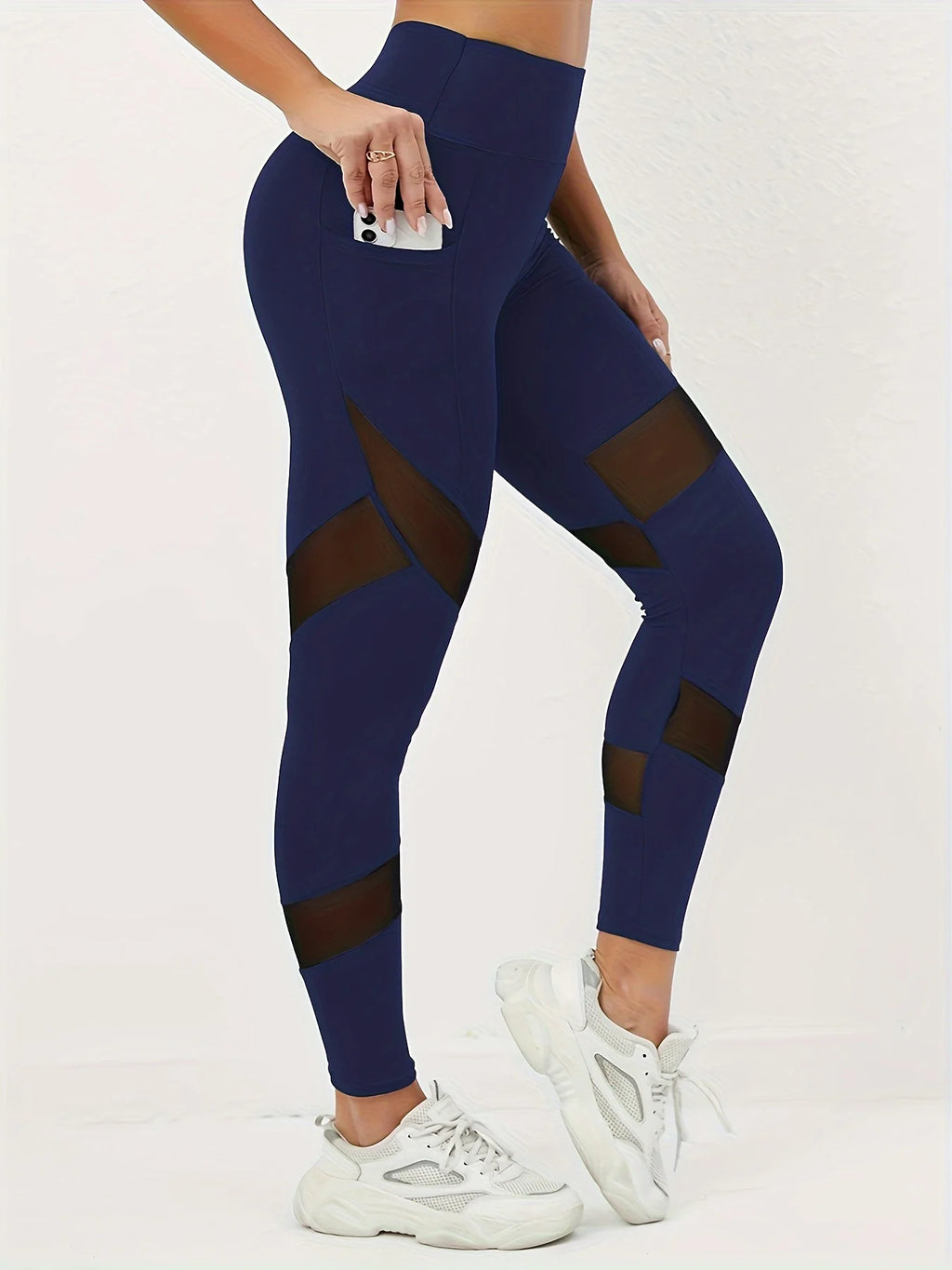 Ladies High Waist Mesh Women Leggings Fitness Breathable Push Up Leggings Women Quick Dry  Casual Leggin