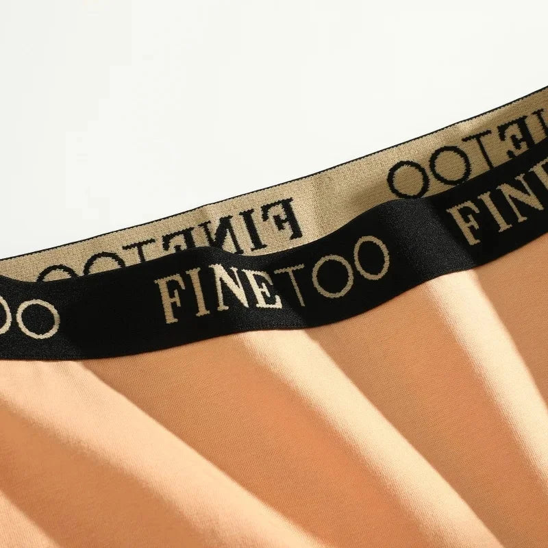 Finetoo 6Pcs/Set Women Cotton Seamless Briefs Women Plus Size Panties Breathable Underwear Female High Waist Soft Lingerie S-XXL