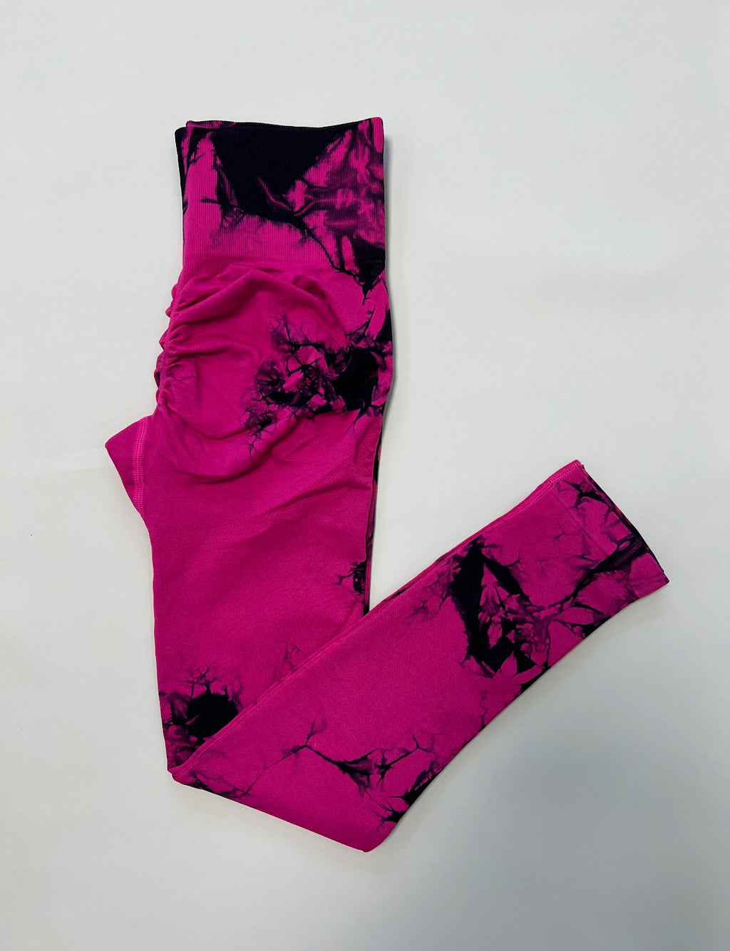 Women Tiedye Gym Leggings Seamless Yoga Pants Scrunch Sports Fitness Tights High Waist Workout Training Leggins Drop Shipping