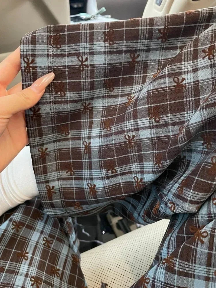 2025 Korean High-Grade Bow Pajama Pants Women Spring Autumn Comfortable High Waist Casual Slimming Long Pants Home Walking Pants