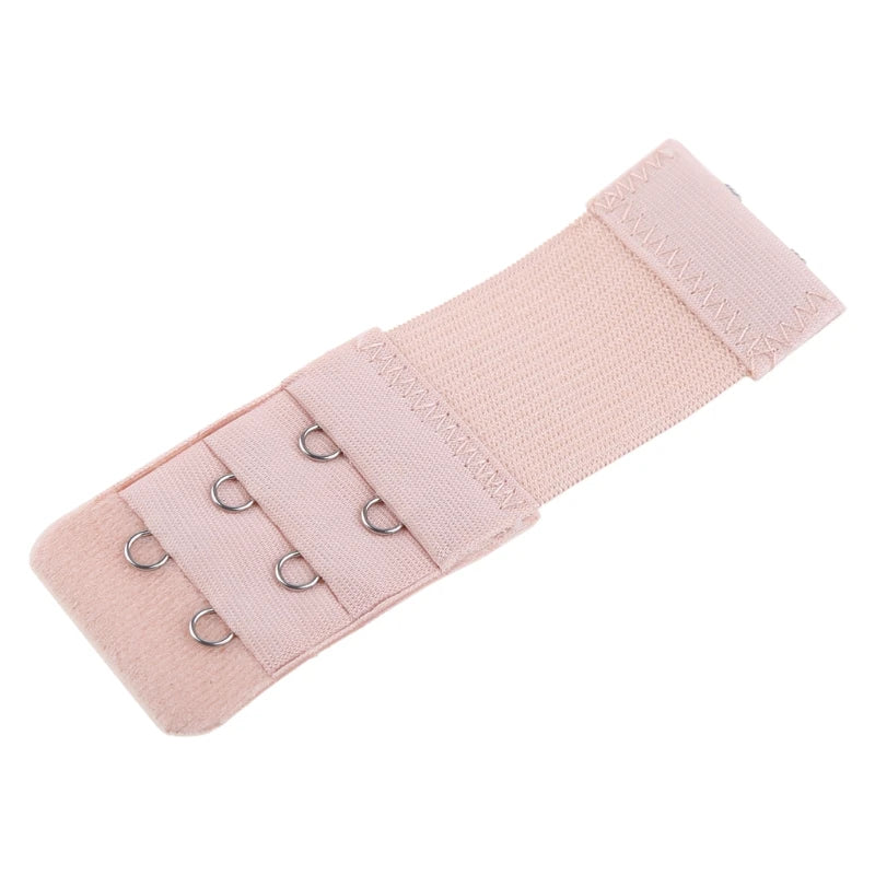 Women 2 Hook Bra Extender Elastic Underwear Extension Strap Clip Expander Buckle