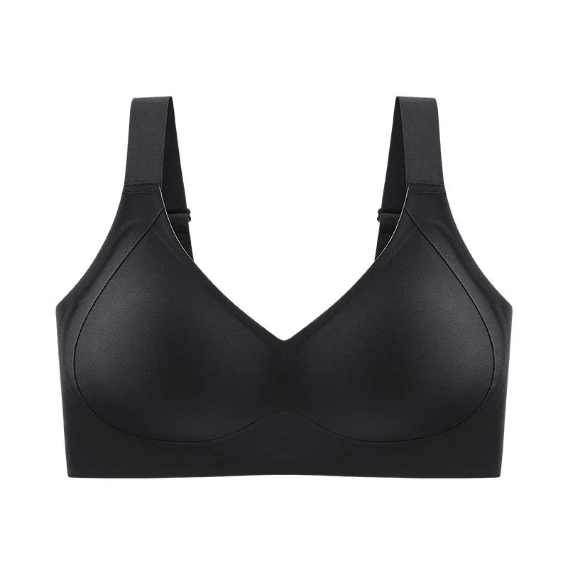 FallSweet Wireless Push Up Bra for Women Plus Size Thin Cup Sports Bras Breathable Comfortable Underwear Sexy Lingerie M-6XL