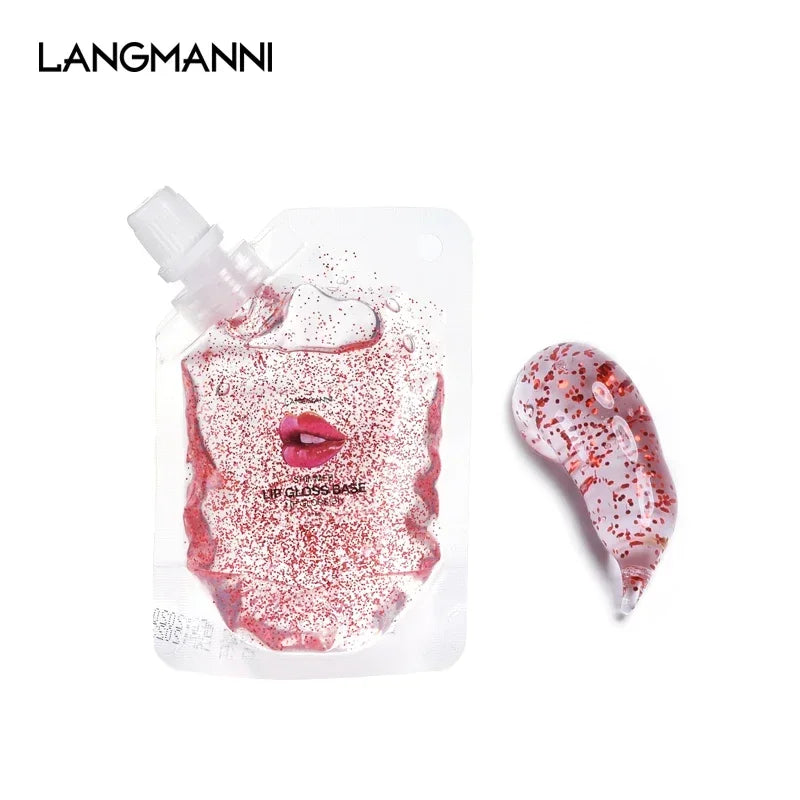 DIY Clear Lip Gloss Base Oil Non-Stick Moisturizing Lipstick Material Gel Lip Gloss Base Handmade Liquid Lipstick Makeup