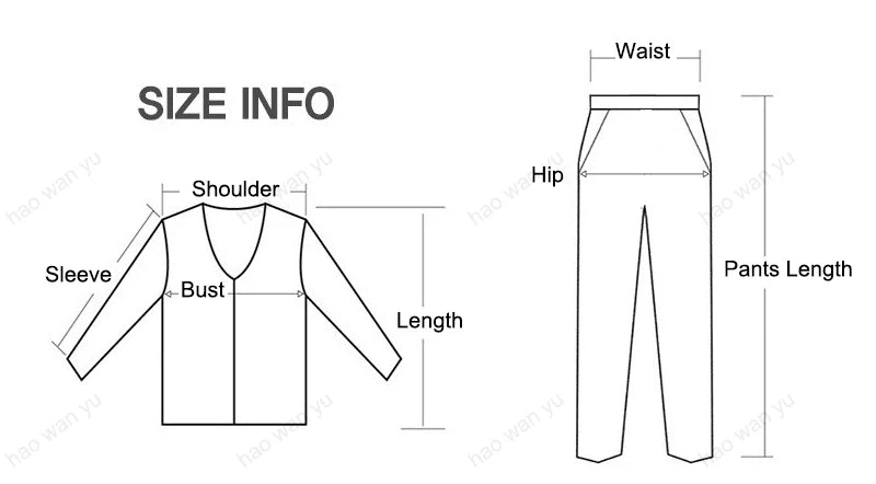 Women's Pajamas Set V-Neck Button down Top and Trousers Sleepwear Homewear Casual Nightwear Loungewear Autumn Winter Two-Piece
