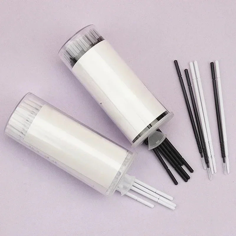 100 Pcs Disposable Spiral  Mascara  Brush Handle Microbrush  Applicator Lashes Brushes Eyelash Extension Makeup Tools lash brush