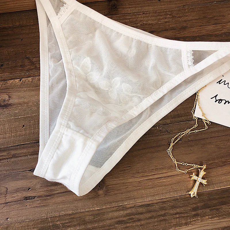 2 Pieces Sexy Lace Flowers Embroidery Underwear Set for Women French Body Shaping Push Up Bra Set Romantic White Lingerie Sets