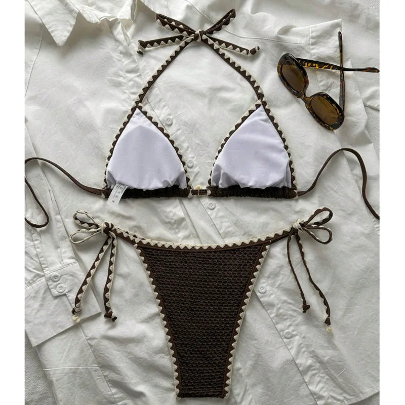 Summer Sexy Bikinis 2026 Women Swimwear Female Swimsuit For Swim Wear Bathing Suits Brazilian Bikini Set Beachwear Pool Bather