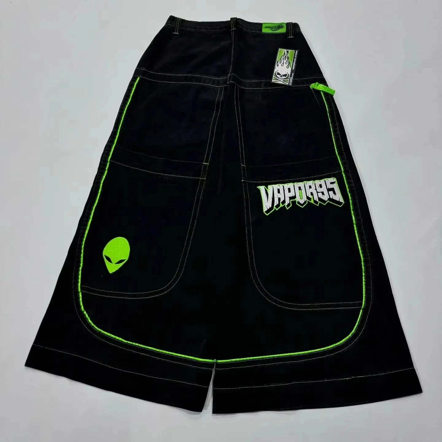 Summer Y2K Vintage Washed Floral Print Wide Leg Jeans Women High Waist Baggy Boho Comfort Loose Fit Pants Daily TikTok Viral