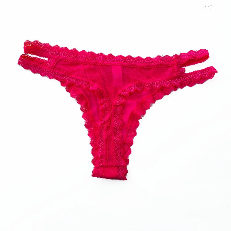 Lace Sexy Mesh Transparent Thong Women Panties Underwear Women Seamless G-String Female Underpants Intimates Lingerie
