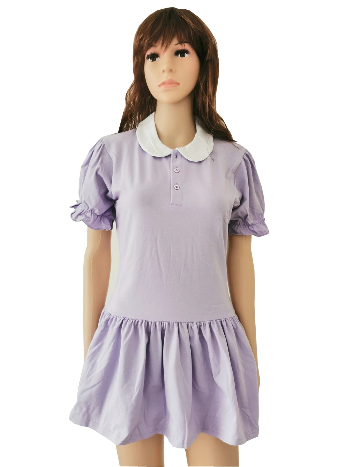 Light purple bodysuit with skirt/adult onesie/adult baby romper/abdl clothes/adult onesie dress