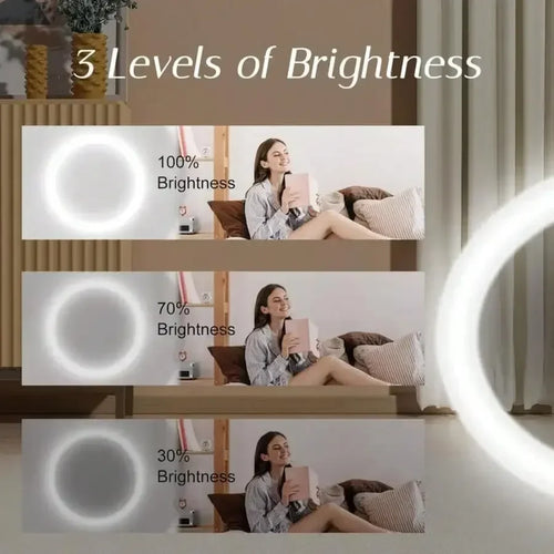 2026 Makeup mirror, the perfect gift for female friends, Portable Foldable Makeup Mirror, 1 Count Glam Travel Makeup Mirror With LED Light, Compact Mirror For Women, Pocket Size Makeup Tools, Travel Hand Mirror