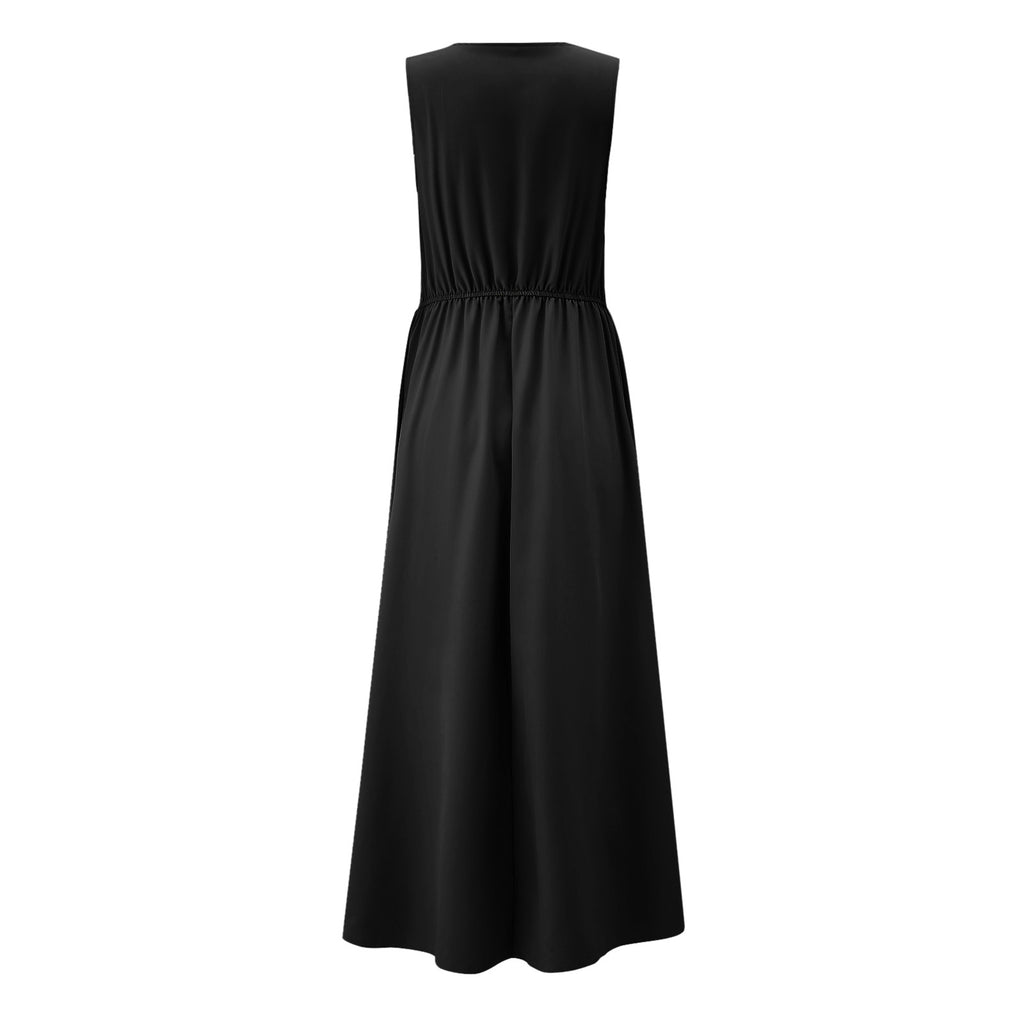 Sexy Women Dresses Outfits 2023 Plus Size Beach V-neck Dresses Summer Party A-line Midi Formal Dresses Women's Clothing 원피스