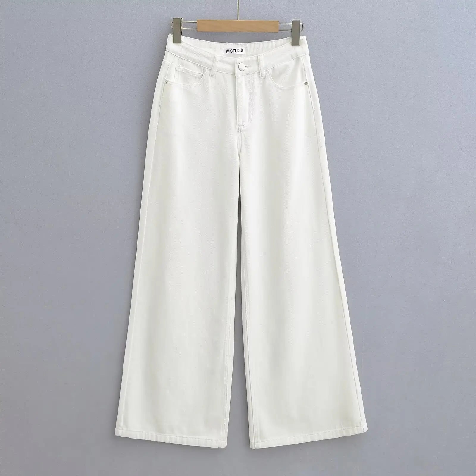 Women's Denim Pants Baggy Jeans Y2k Vintage Flared Wide New Low Waist Rise Oversize Pant Harajuku Fashion Woman Trousers