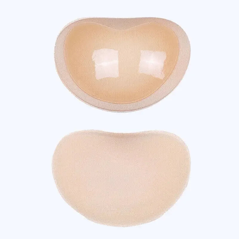 1 Pair Silicone Chest Stickers Bikini Push Up Sponge Bra Pad Breathable Insert Silicone Pads for Swimsuit Padding Accessories