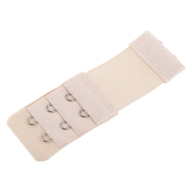 Women 2 Hook Bra Extender Elastic Underwear Extension Strap Clip Expander Buckle