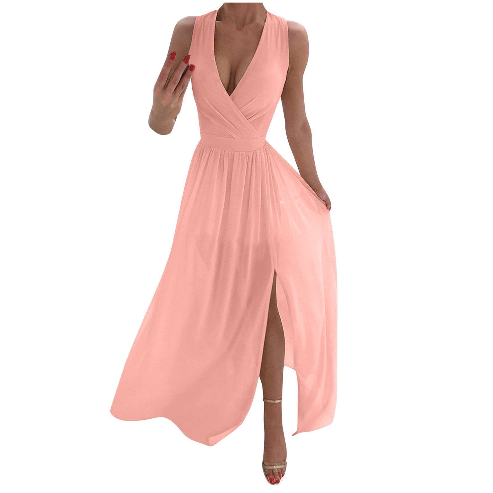 Sexy Women Dresses Outfits 2023 Plus Size Beach V-neck Dresses Summer Party A-line Midi Formal Dresses Women's Clothing 원피스