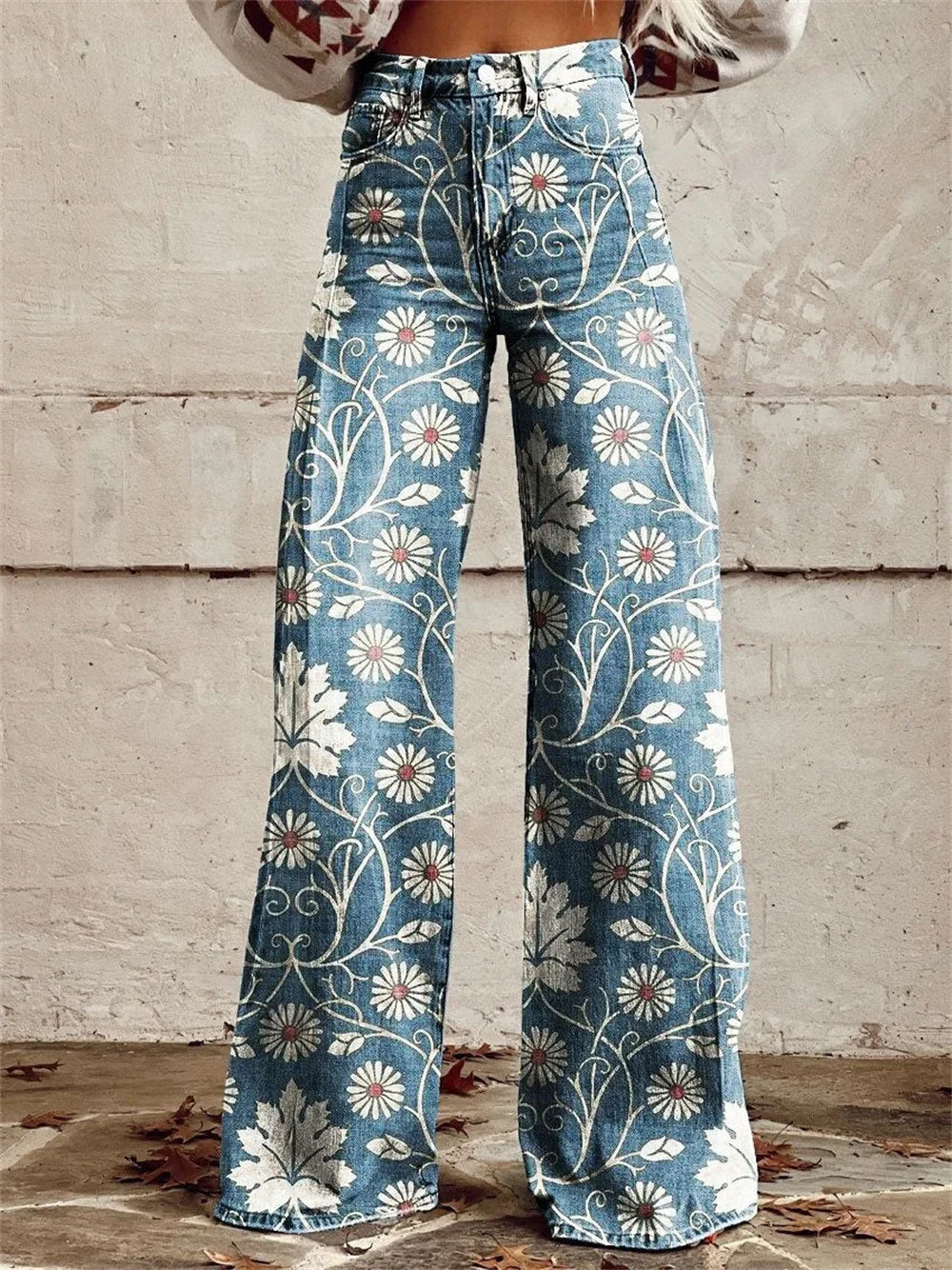2025 Retro Fashion High Waisted Pants High Street Loose Wide Leg Denim Pants Women Harajuku Y2k Loose Jeans Women's Streetwear