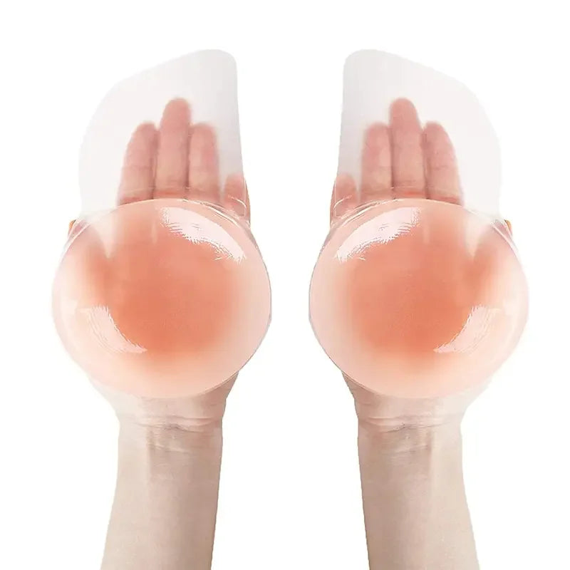 Reusable Women's Chest Petals Lift Silicone Nipple Cover Invisible Flower Leaf Self Adhesive Strapless Backless Stic