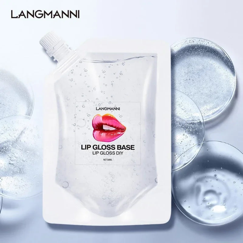 DIY Clear Lip Gloss Base Oil Non-Stick Moisturizing Lipstick Material Gel Lip Gloss Base Handmade Liquid Lipstick Makeup