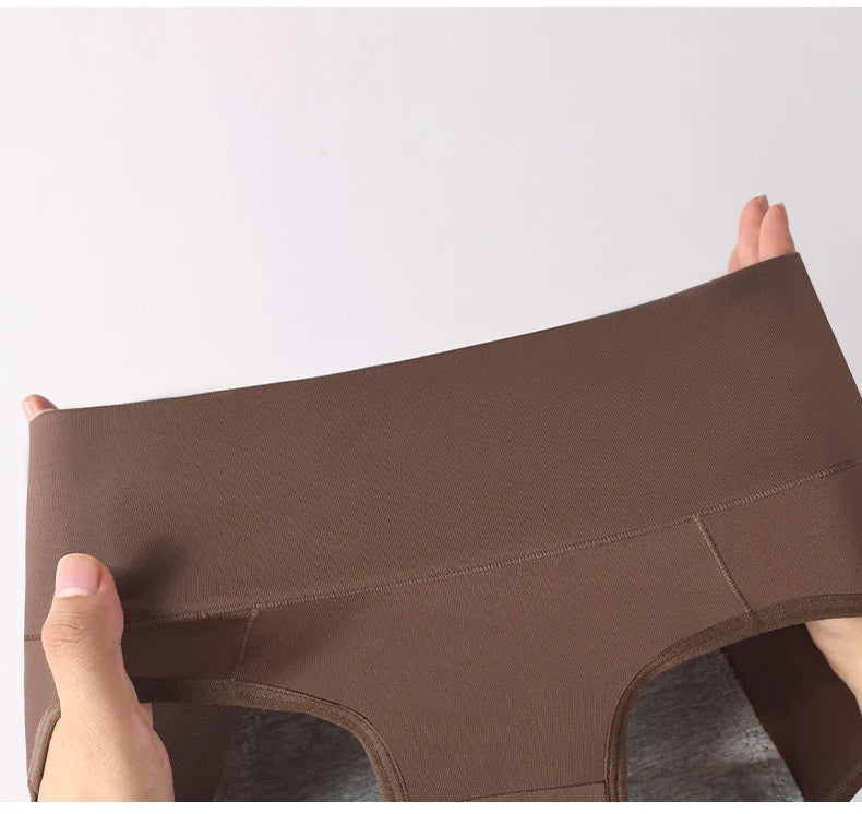3Pcs High Waist Women's Panties Leak Proof Menstrual Pants Widen Period Underwear Cotton Physiological Plus Size Female Briefs